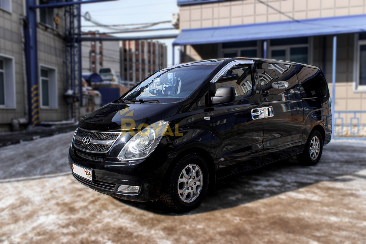 Аренда Hyundai Grand Starex black с водителем в Новосибирске